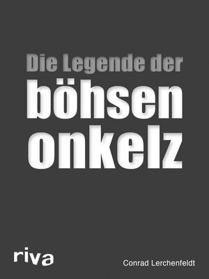 cover image of Die Legende der böhsen onkelz